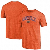Florida Gators Fanatics Branded Heathered Orange Hometown Arched City Tri Blend T-Shirt,baseball caps,new era cap wholesale,wholesale hats